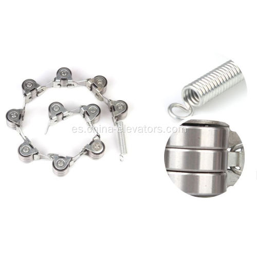 17 secciones cadena de inversión de pasamanos para las escaleras mecánicas otis